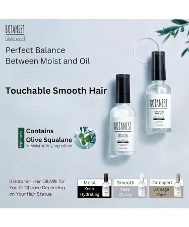 Buy Botanist Japanese Organic Hair Oil - Smooth Nourishing Botanical Serum for Tangled Hair - Pear & Jasmine 80 mL | International Shipping - Buy Online on GoSupps.com