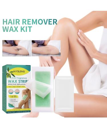 Rapid Effective Wax Strips for Hair Removal - Double-Sided Long-Lasting Safe for Women & Men | Perfect for Legs Arms Neck and Face - Buy Online on GoSupps.com