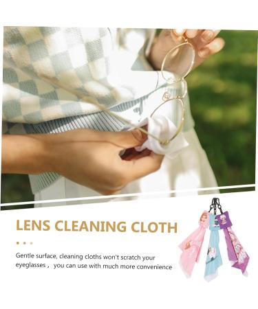 FRCOLOR 3pcs Keychain Glasses Cloth & Screen Lens Wipes - Portable Eyewear Cleaning Cloth for Glasses & Electronics - Buy Online on GoSupps.com