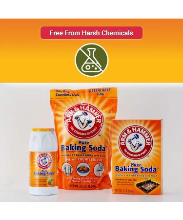 Arm & Hammer Baking Soda 3.5lb Bag - Multi-Purpose Cleaning & Deodorizing Solution - Buy Online on GoSupps.com