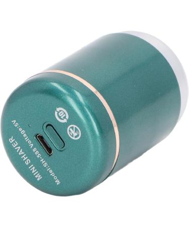 Electric Beard Trimmer Mini Beard Trimmer USB Charging ABS Aluminum Alloy Portable 3W LED Indicator for Home (Green) - Buy Online on GoSupps.com