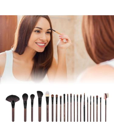 Makeup Brush Set Efficient Powder Grasping Professional Wooden Handle Cosmetic Tool with Storage Bag - Buy Online on GoSupps.com
