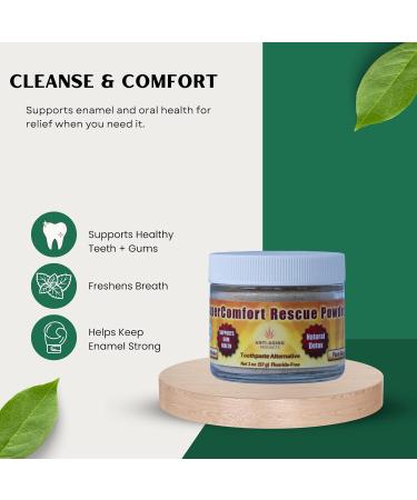 Rescue Powder for Gum Disease - Helps Prevent Gingivitis, Plaque, Bleeding Gums & Sensitivity | Anti-Inflammatory Formula for Cavities & Receding Gums - Buy Online on GoSupps.com