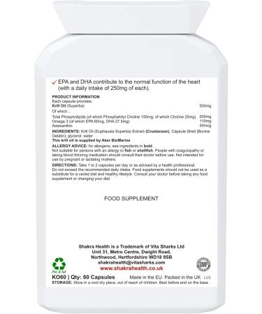 Shakra Health Antarctic Krill Oil Omega Boost | Premium Omega-3 Nutritional Supplements for Wellness & Spirituality - Buy Online on GoSupps.com