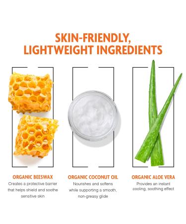 Pacific Shaving Company SPF 30 Broad Spectrum Face Sunscreen Stick - Portable Mineral Sunscreen for Face with Aloe Vera Coconut Oil + Vitamin E - Clear Non-Greasy Travel Size Sunblock Stick (2 Pack) - Buy Online on GoSupps.com