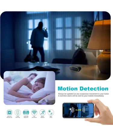 Indoor Security Camera with Alarm Clock | WiFi Surveillance, Motion Detection, Night Vision | Pet Cam for Home/Office - Buy Online on GoSupps.com