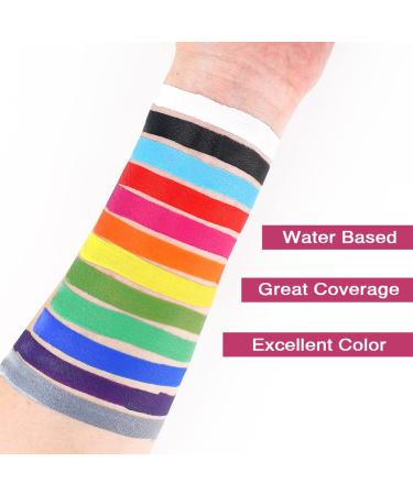 Depvision Professional Face Paint - Water Based Makeup for Kids & Adults - 30g Red for Halloween Christmas & More - Buy Online on GoSupps.com