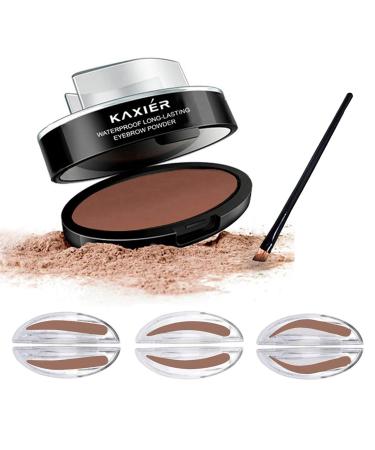 Turelifes Waterproof Eyebrow Stamp Powder Brown