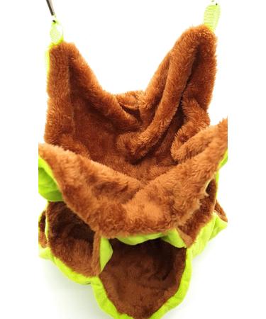RatsLive Triple Hammock for Rats Hamsters Chinchillas & Squirrels - 35x35 cm Green | Buy Internationally - Buy Online on GoSupps.com