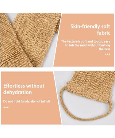 Cozlly Hemp Exfoliating Glove and Strap - 100% Natural Body Scrubber for Men and Women - Buy Online on GoSupps.com