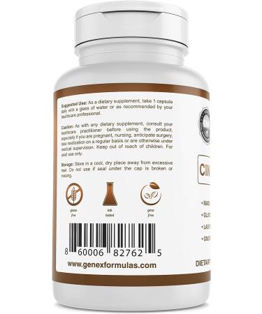 Genex Cinnamon Bark 500mg - 200 Capsules | Pure and Natural Supplement - Buy Online on GoSupps.com