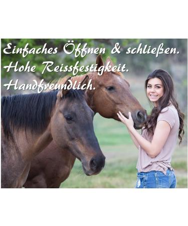 Premium Knit Panic Hooks for Horses - Stylish Leashes & Binding Solutions for Ponies Donkeys & Goats - Colorful Designs for International Shipping - Buy Online on GoSupps.com