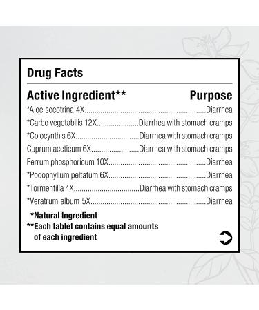 Heel Medinatura Diarrhea Relief - 100 Homeopathic Tablets for Travelers & Abdominal Cramps - Buy Online on GoSupps.com