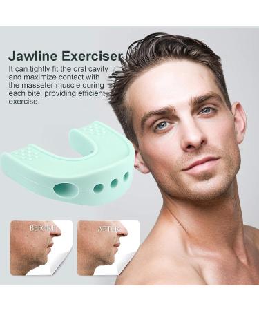 Jawline Fitness Exerciser - Double Chin Reducer Jawline Exerciser | 3 Jaw Lines Shaper U-Shaped Jawline Trainer With Storage Box Jaw Strengthener Jaw Sculpting Tool For Face Slimmer Sculptor Green - Buy Online on GoSupps.com