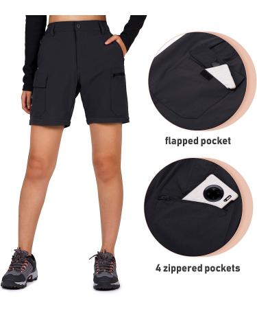 Cycorld Women's Convertible Quick-Dry Hiking Pants - Black Large - Buy Online on GoSupps.com