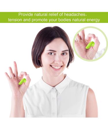 Acupressure Hand Pressure Point Clips for Migraine Relief and Muscle Pain Alleviation (Green/Blue) - Set of 8 - Buy Online on GoSupps.com