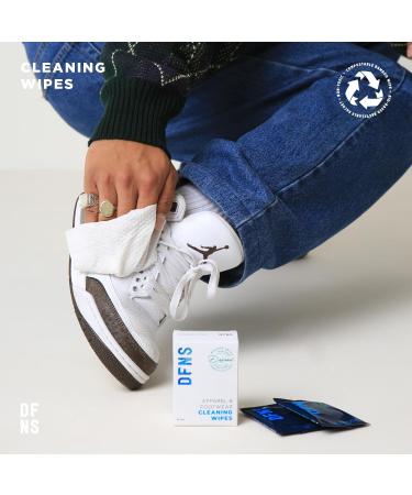 DFNS Compostable Bamboo Cleaning Wipes - 30 Pack for Shoes Sneakers Clothing & Accessories | Eco-Friendly Stain Removal - Buy Online on GoSupps.com