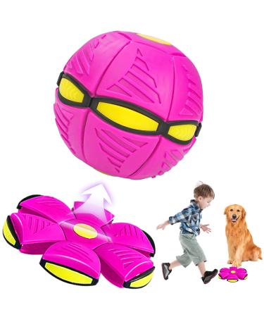 Vnklomes flying saucer ball for dogs pet toys frisbee ball flying saucer ball doggy disc ball flying ball interactive dog toys frisbee for dog training