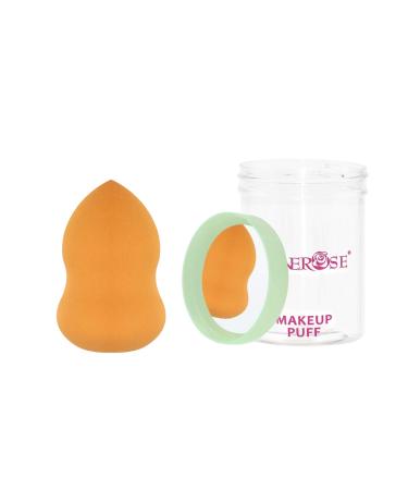 Makeup sponge beauty blender latex free makeup sponge vegan makeup sponge foundation makeup sponge makeup sponge Makeup sponge with mirrored lid and container.