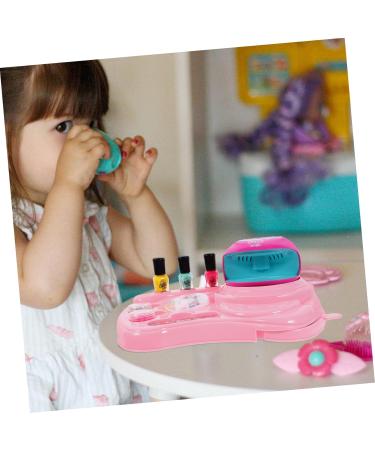 FOMIYES 2 Sets Nail Art Set Toy Kids Nail Polish Kids Decor Kids Tool Kit Nail Art Kit Nail Dryer Nail Decorations for Nail Art Kids Playset Decorate Pink Child Plastic Girl - Buy Online on GoSupps.com