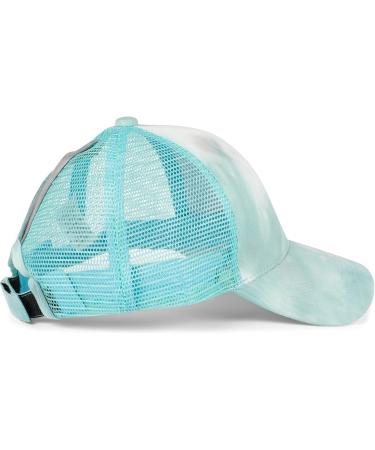 Stylbreaker Women s Ponytail Baseball Cap - Adjustable Batik Look with Mesh Gray-Turquoise Velcro Fastener - Perfect for Any Outdoor Activity - Buy Online on GoSupps.com