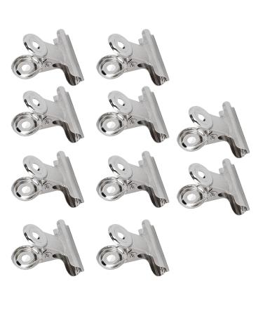 10 Nail Tip Clips for Quick Nail Shape Construction - Metal Nail Extension & Fiberglass Fixation Accessories for Home Salons - Buy Online on GoSupps.com