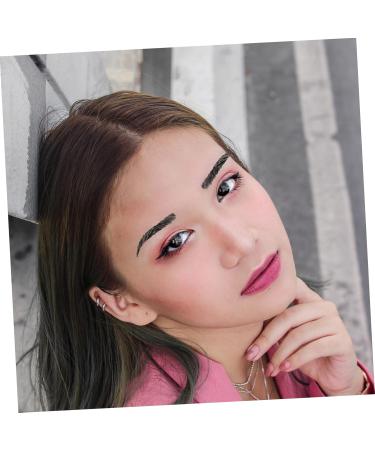 FOMIYES 12 Sheets Imitation Eco Eyebrow Sticker Stickers Artificial Eyebrow Makeup Brow Sticker Stich Hair 1 count (Pack of 1) Blackx2pcs - Buy Online on GoSupps.com