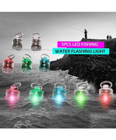 Lixada 5PCS LED Fishing Light - Deep Drop Underwater Squid Strobe & Flashing Bait Lure | International Shipping Available - Buy Online on GoSupps.com
