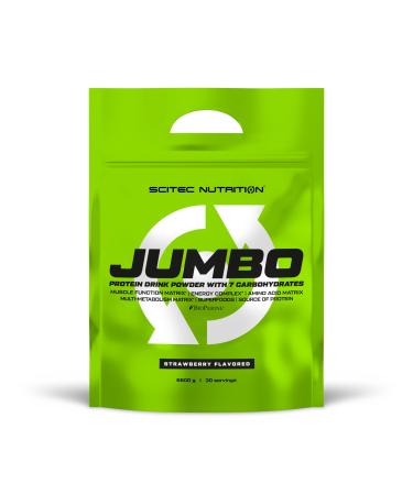 Scitec Nutrition Jumbo - High -caloric Weight Gainer - With multi -component protein - amino acid matrix - metabolic matrix - superfood mixture 6.6 kg strawberry