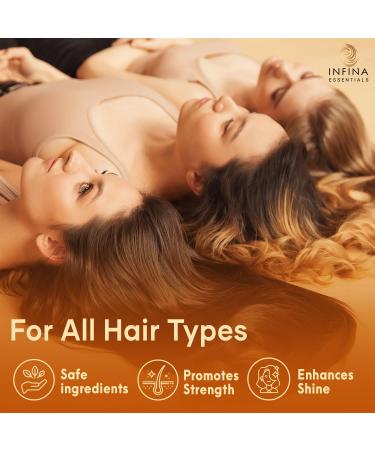 Argan Oil Shampoo & Conditioner Set - Hydrating Sulfate Free Hair Care for All Hair Types - 16 fl oz Each - Buy Online on GoSupps.com