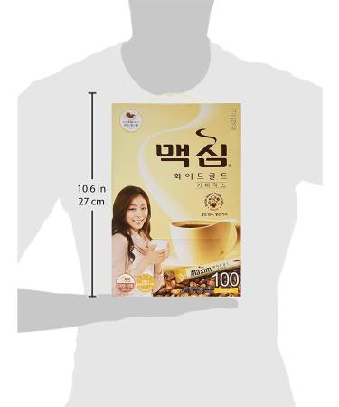 Maxim White Gold Instant Coffee - 100 Packets (Packaging May Vary) - Buy Online on GoSupps.com