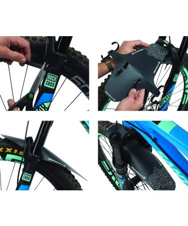 Blackburn Black/Yellow Fat Tires Barrier Mud Guards for MTB - Shop Now! - Buy Online on GoSupps.com