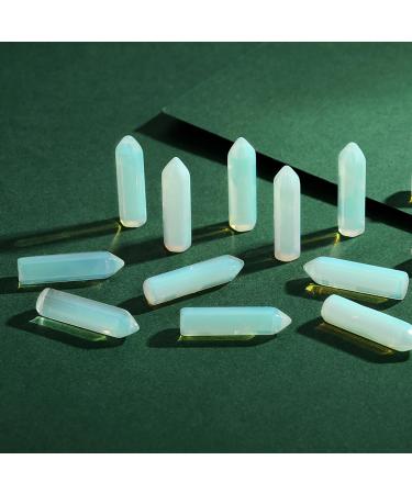 MAIBAOTA Opal Healing Crystals Gifts Wands Hexagonal Pointed Gemstones Set Bulk for Women Beginner Chakra Stones Nature Reiki Spiritual Energy Balancing Protection Crystal 10pcs - Buy Online on GoSupps.com