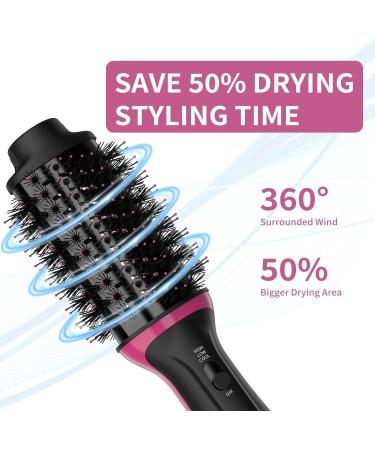 Buy Dual Voltage Hair Dryer Brush for European Travel | 120V-240V One Step Styler | Anti-Frizz Professional Blow Dryer Brush - Buy Online on GoSupps.com