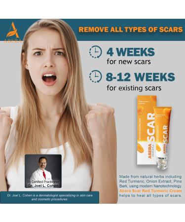 Combo Abera Scar Removal Cream - Advanced Premium Overnight Plumping Treatment for Face and Body with Natural Ingredients - Rapidly Removes Stretch Marks Keloids Burns and More (Buy 4 Get 1) - Buy Online on GoSupps.com