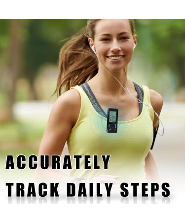 Delamiya Exact Pedometer - Simple 3D Step Counter for Men Women & Children | Clip-On Distance & Calorie Tracker Without App or Bluetooth - Buy Online on GoSupps.com
