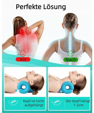 Optimized Hadsomun Neck Stretcher & Cervical Traction Device - Orthopedic Neck and Shoulder Relaxer for Pain Relief - Buy Online on GoSupps.com