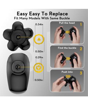 Buy Kibiy 6 Blades Head Shaver Replacement Heads | Bald Shaver Replacement Head | International Shipping Available - Buy Online on GoSupps.com