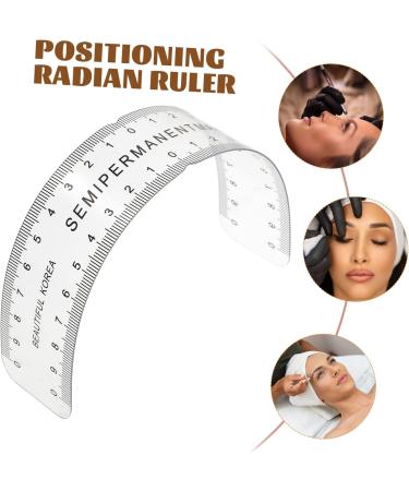 Beavorty 1pc Portable Eyebrow Ruler Eyebrow Stamp Protractor Femme Eye Brow Stencil Kit Flexible Embroidery - Buy Online on GoSupps.com