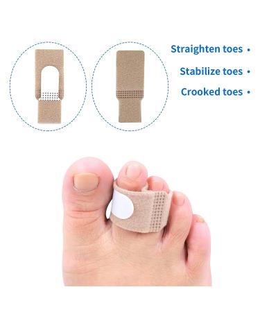 WLLHYF 10 PCS Fabric Finger Toe Wraps - Cushioned Bandages for Sprained & Broken Toes - Buy Online on GoSupps.com