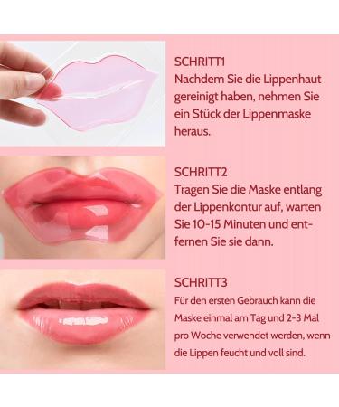 Lip Pad Mask 16 Pieces Moisturising Lip Mask Lip Mask Provides Superbly Soft Lips for Lip Care Suitable for Dry and Cracked Lips - Buy Online on GoSupps.com