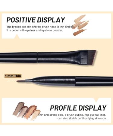 BS-MALL Extra Thin Eyebrow and Eyeliner Brushes - Pack of 2 - Buy Online on GoSupps.com