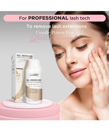 LASHVIEW Eyelash Extension Remover 0.84 Fl Oz - Professional Gel Formula for Quick Dissolving of Lash Extension Glue - Buy Online on GoSupps.com