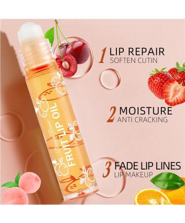 Fujiuia Cherry Lip Gloss - Long Lasting Moisturizing Roll-on Lip Oil - 0.10 Fl Oz - Buy Online on GoSupps.com