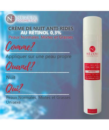 Night Cream 0.3% PURE RETINOL Anti-Wrinkle Women/Men 27 Active Ingredients | Deep Wrinkle Filler with Hyaluronic Acid | Firming Face Neck and D collet | Normal Oily and Combination Skin - Buy Online on GoSupps.com