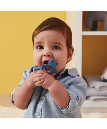 Shop Blue Baby Bite Ring - Safe & Soothing Teether for Babies | International Shipping Available - Buy Online on GoSupps.com