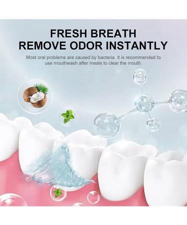 Lightening Oil Mouthwash | Natural Teeth Whitening with Coconut & Peppermint | Ayurvedic Formula - 100/200ml - Buy Online on GoSupps.com