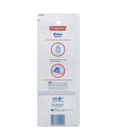 Colgate Extra Clean Full Head Toothbrush - Medium, 4 Count Assorted Pack - Best Deal! - Buy Online on GoSupps.com