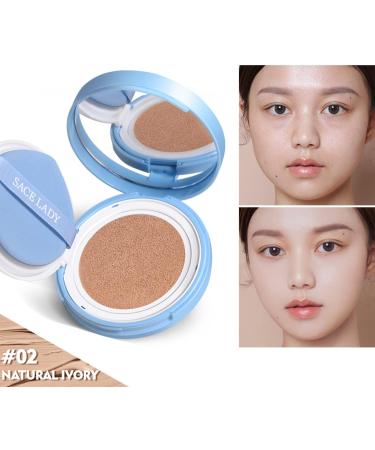 SACE LADY Face Makeup Base Set - Smooth Primer Oil Control Powder & Flawless Cushion - 3Pcs Natural Long-lasting Cosmetics Kit - Buy Online on GoSupps.com