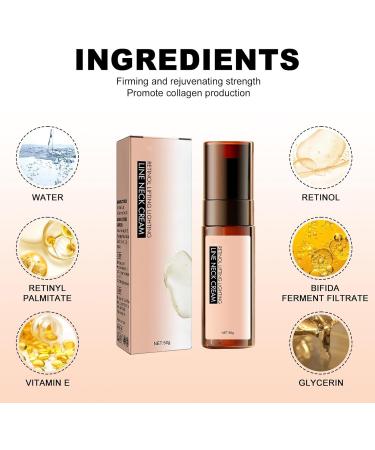 IFFANY Double Retinol Anti-Wrinkle Neck Cream for Women Retinol Lifting and Brightening Neck Cream Hydrating and Brightening Fine Lines - Buy Online on GoSupps.com
